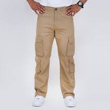 Cream Baggy Pants