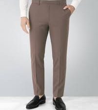 Beige Office Pants